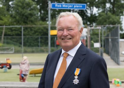Erevoorzitter Rob Meijer koninklijk onderscheiden
