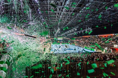 Toernooi voor E-jeugd voorafgaand aan Kenonz Korfbal Leaguefinale