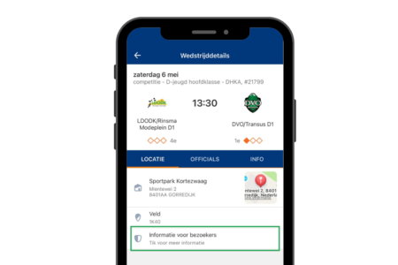 Informeer je bezoekers via de KNKV Wedstrijdzaken-app