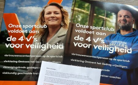 Op de mat bij jouw vereniging: promotiepakket 4 v’s voor veiligheid