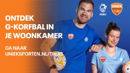 Uniek Sporten Thuis lanceert G-korfbal workouts