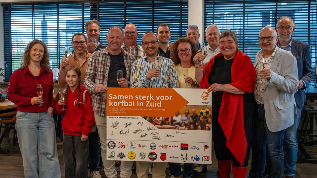 Zuidelijke verenigingen staan ‘Samen sterk voor korfbal in Zuid!’