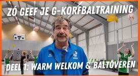 Nieuwe videoserie voor G-korfbaltrainers