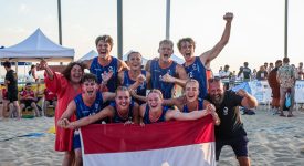Goud voor Nederlandse beachkorfballers op World Cup in Portugal